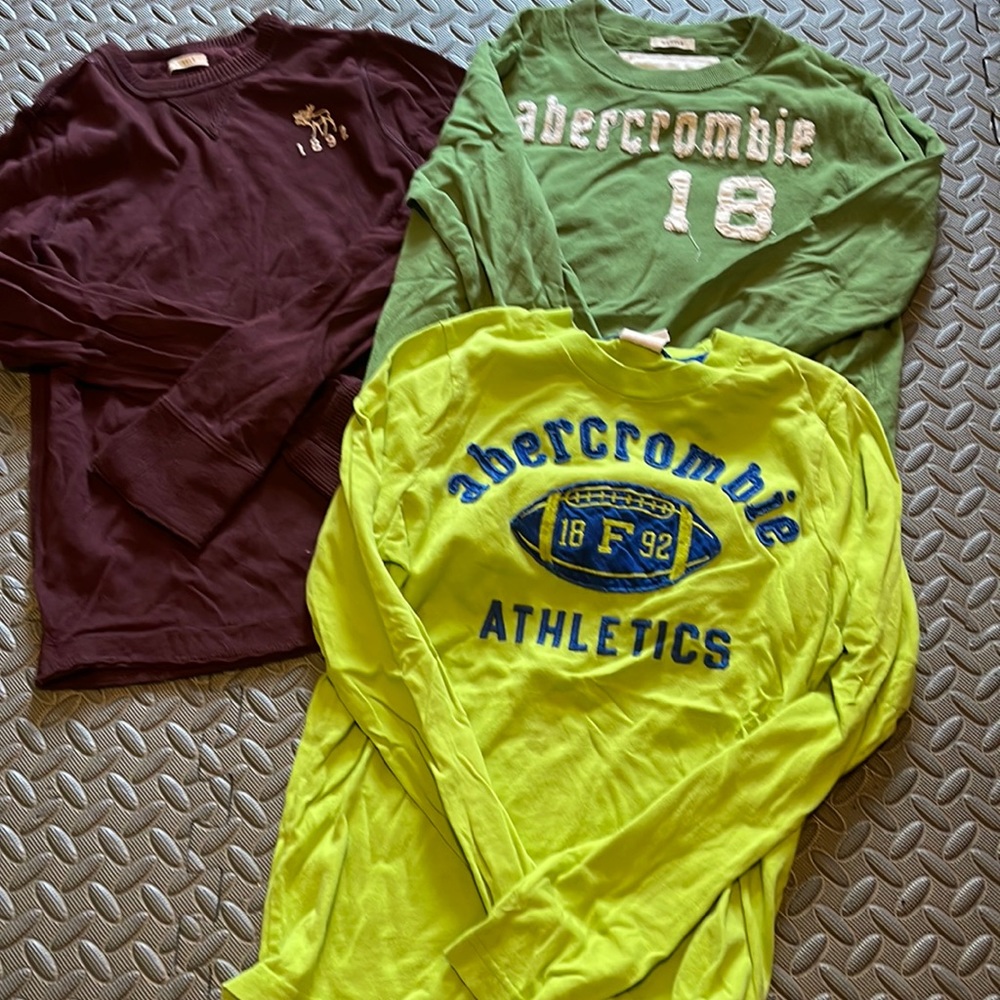 3 long sleeve boys shirts